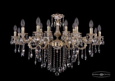 Люстра  Bohemia Ivele Crystal  арт. 1703/18/225+125/B/GW